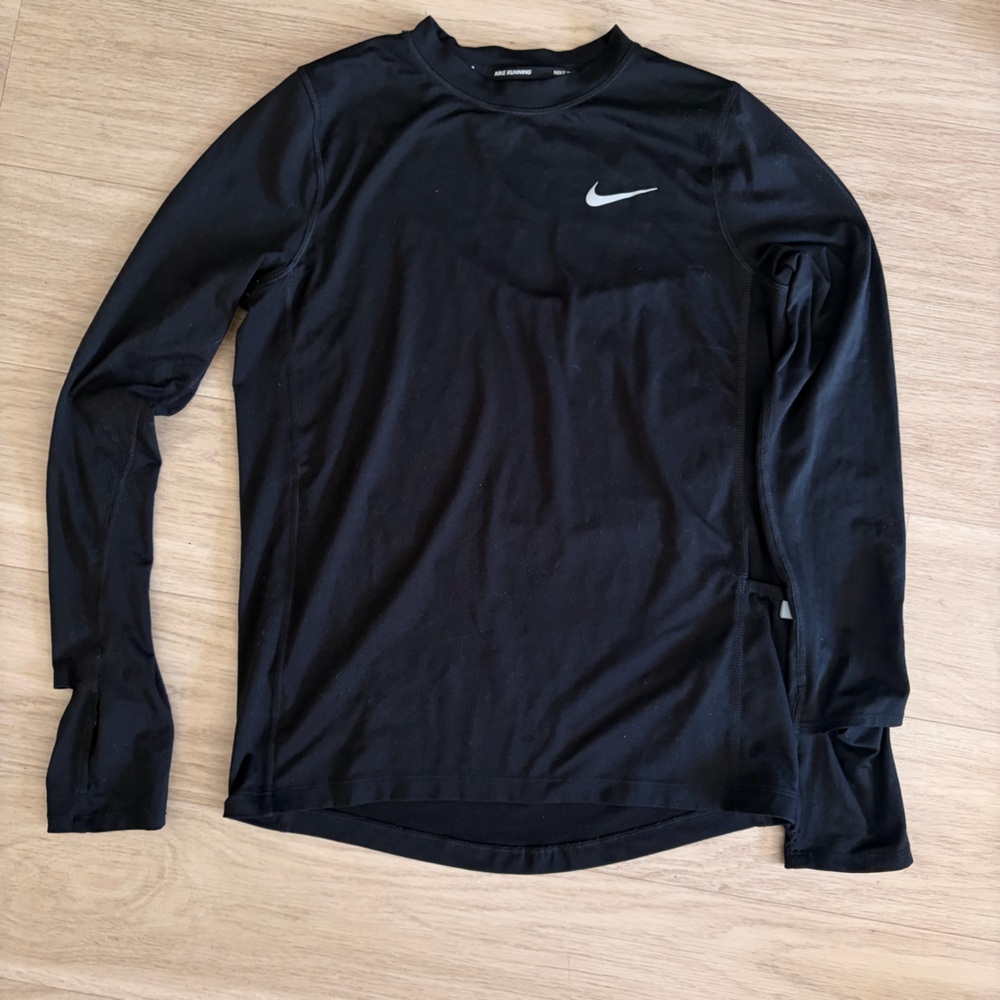 Nike Dri-Fit long sleeve black top